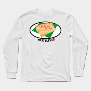 Pasteles Puerto Rico Food Boricua Christmas Long Sleeve T-Shirt